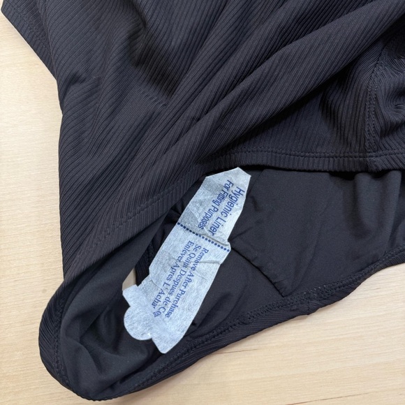 Andie Swim Ibiza One Piece Black Swimsuit Women’s XXL NEW Ribbed - Picture 6 of 6